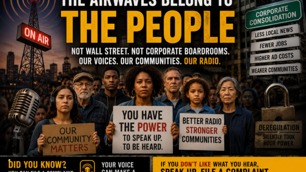 Radio Deregulation: Another Bad Idea Disguised as Modernization Before the FCC Gives Broadcasters More Stations, Ask What Happened Last Time The Airwaves Belong to the People — Not Wall Street