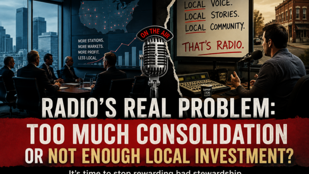 Radio’s Real Problem: Too Much Consolidation or Not Enough Local Investment?