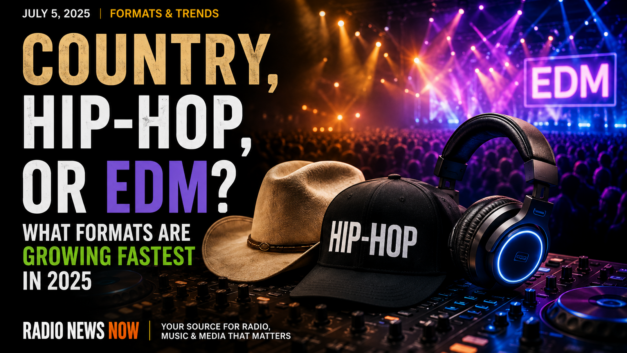 📈 Country, Hip-Hop, or EDM? What Formats Are Growing Fastest in 2025