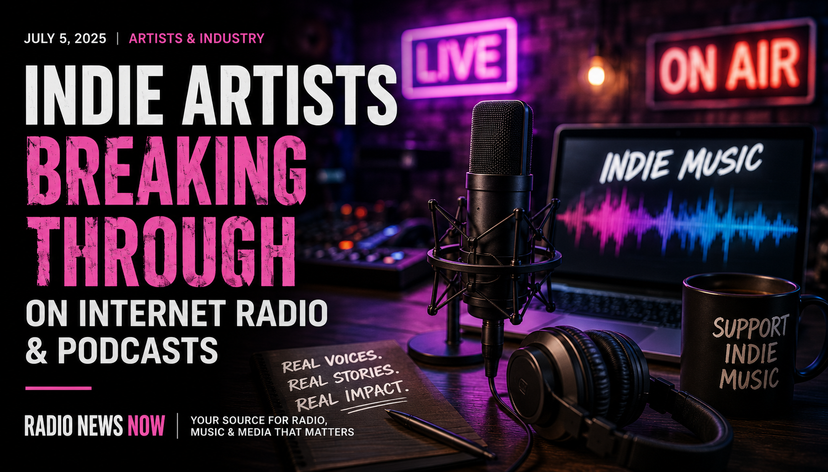 🚀 Indie Artists Breaking Through on Internet Radio & Podcasts