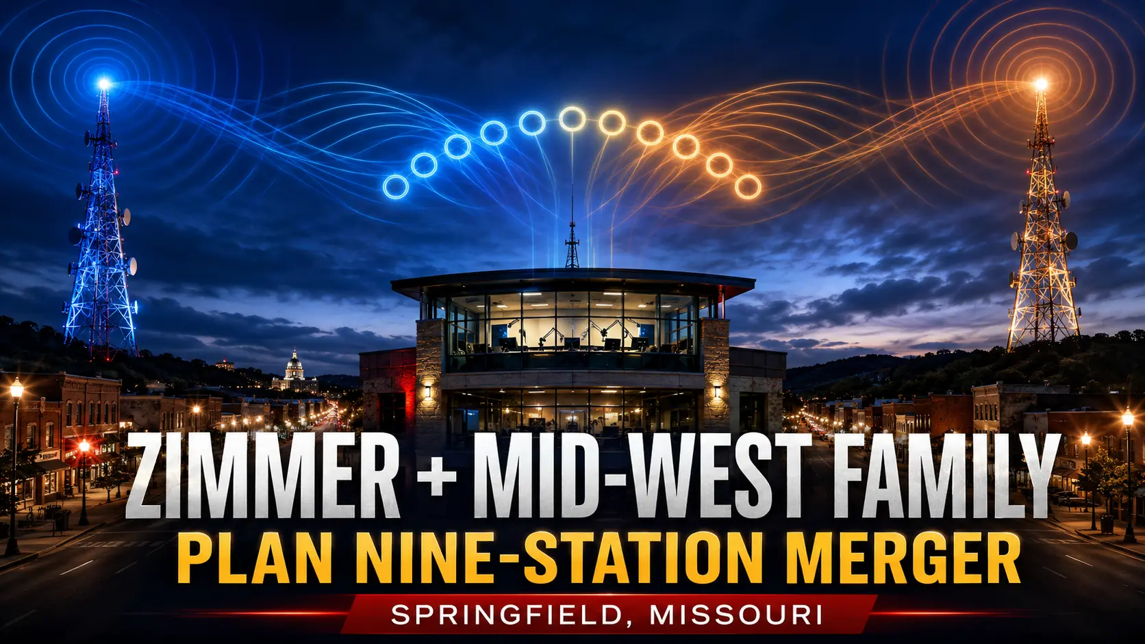 Zimmer and Mid-West Family Plan Nine-Station Springfield Radio Merger