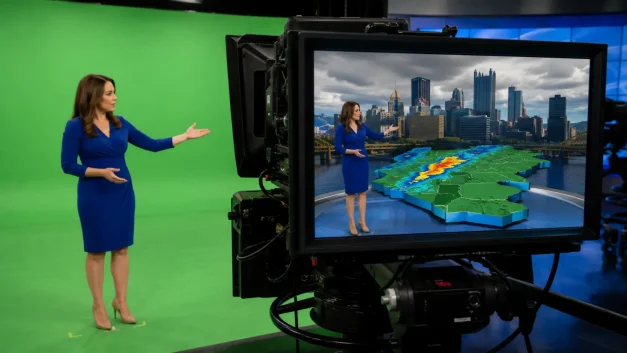 CBS Pittsburgh Builds an In-House AR/VR News Studio Here’s What That Actually Means